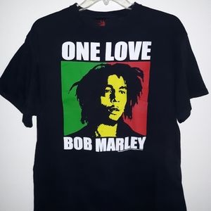 Bob Marley Black T-shirt 1x
